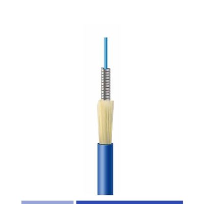 खरीदें बख्तरबंद इनडोर फाइबर ऑप्टिक केबल 12 स्ट्रैंड सिंगलमोड G652D LSZH जैकेट ऑनलाइन निर्माण