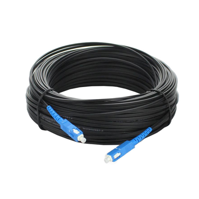 खरीदें एकल मोड FTTH ड्रॉप पैच कॉर्ड SC UPC G657A1 सिम्पलेक्स LSZH 3m उच्च शक्ति ऑनलाइन निर्माण