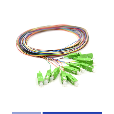 खरीदें एकल मोड OS2 SC APC पिगटेल 12 फाइबर LSZH 3m FTTH समाधान के लिए ऑनलाइन निर्माण
