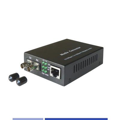 खरीदें फाइबर मीडिया कन्वर्टर्स 10/100Mbps सिंगलमोड SMF 1310nm डुअल ST 20KM ऑनलाइन निर्माण