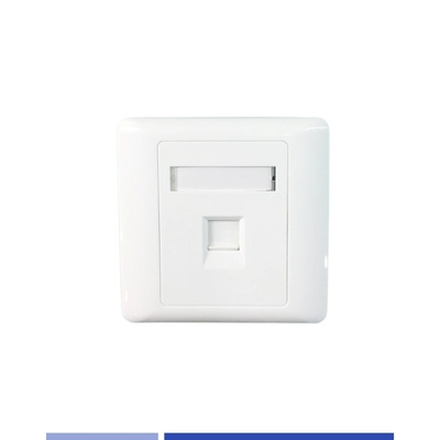 खरीदें उच्च परिशुद्धता एकल पोर्ट 86 कैट3 कैट6 कीस्टोन जैक के लिए सामने की प्लेट ऑनलाइन निर्माण