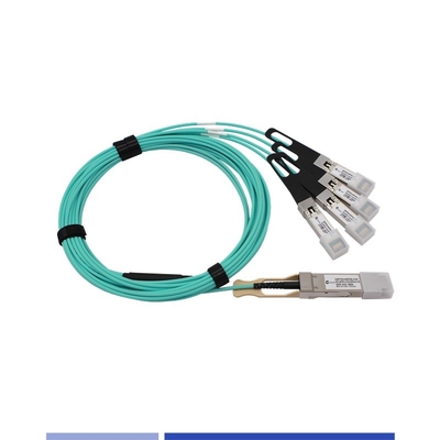 100G एक्टिव ऑप्टिकल केबल (AOC) QSFP28 से 4x25G SFP28 ब्रेकआउट केबल OM3 3m