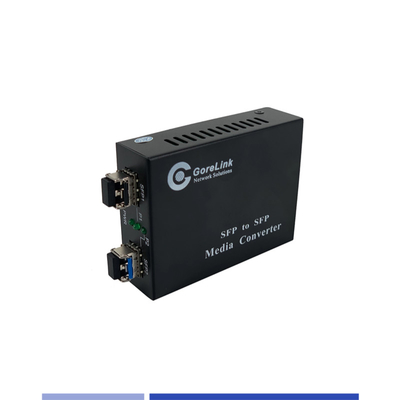 SFP से SFP फाइबर मीडिया कन्वर्टर लोड 1.25G SFP मॉड्यूल सिंगलमोड SMF 1310nm डुअल SFP मॉड्यूल
