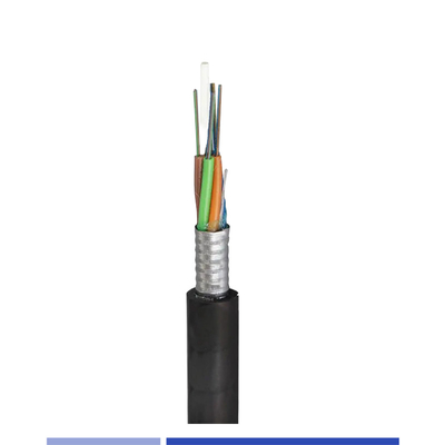 96 Core Outdoor Fiber Optic Cable Singlemode 9/125um Armored PE GYTS Duct cable